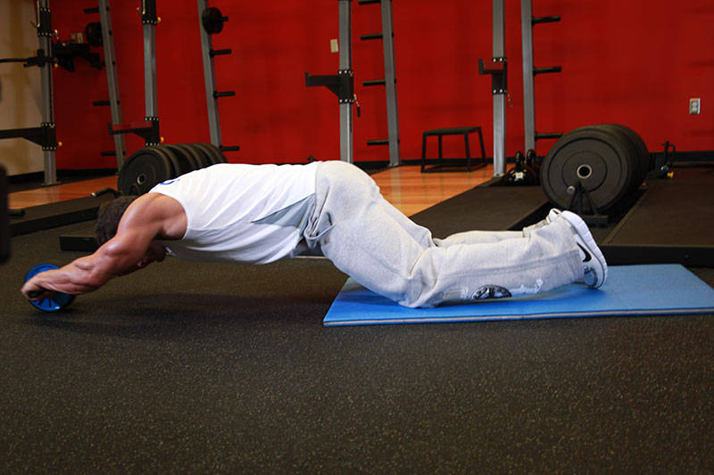 Ab Roller — end position