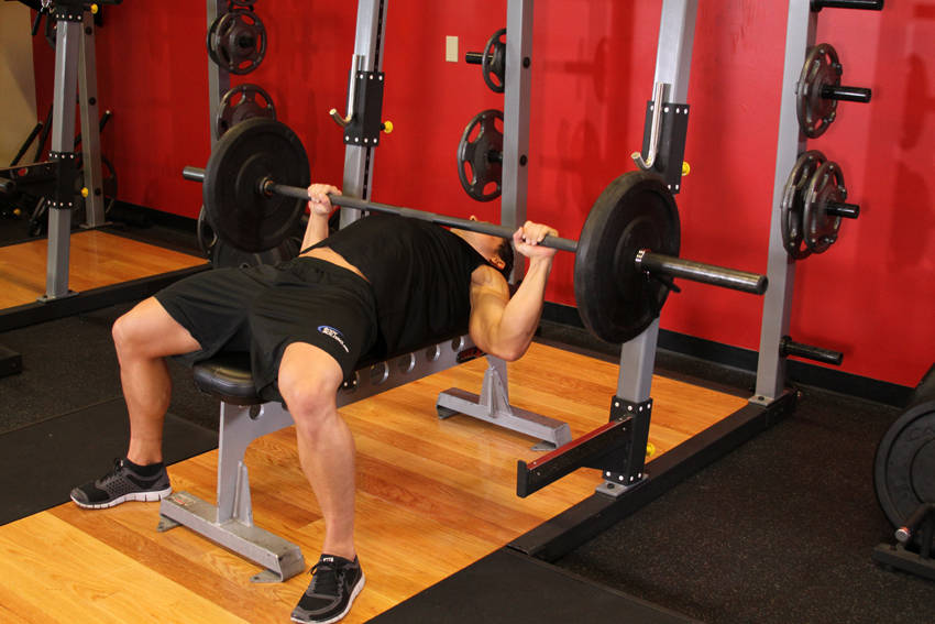 Barbell Bench Press — end position