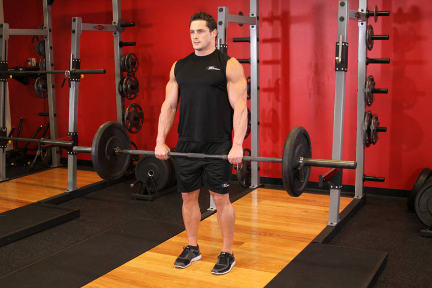 Conventional Deadlift — end position