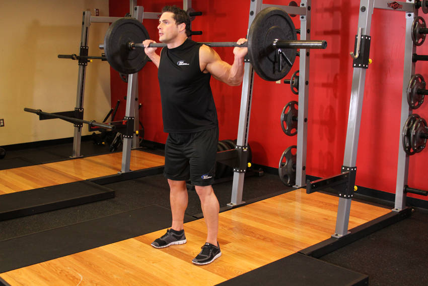 Barbell Full Squat — start position