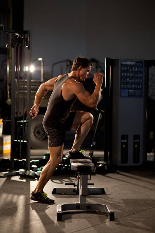 Bench Sprint — start position