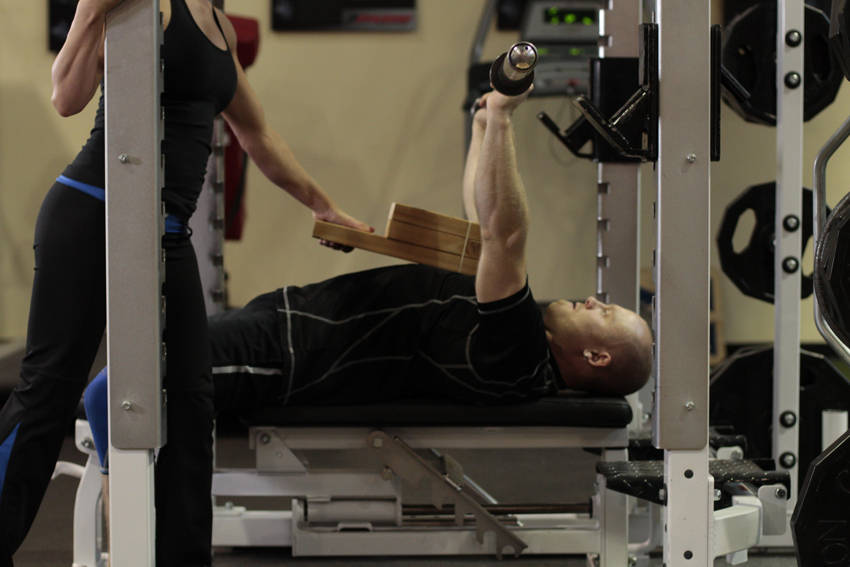 Board Press — start position