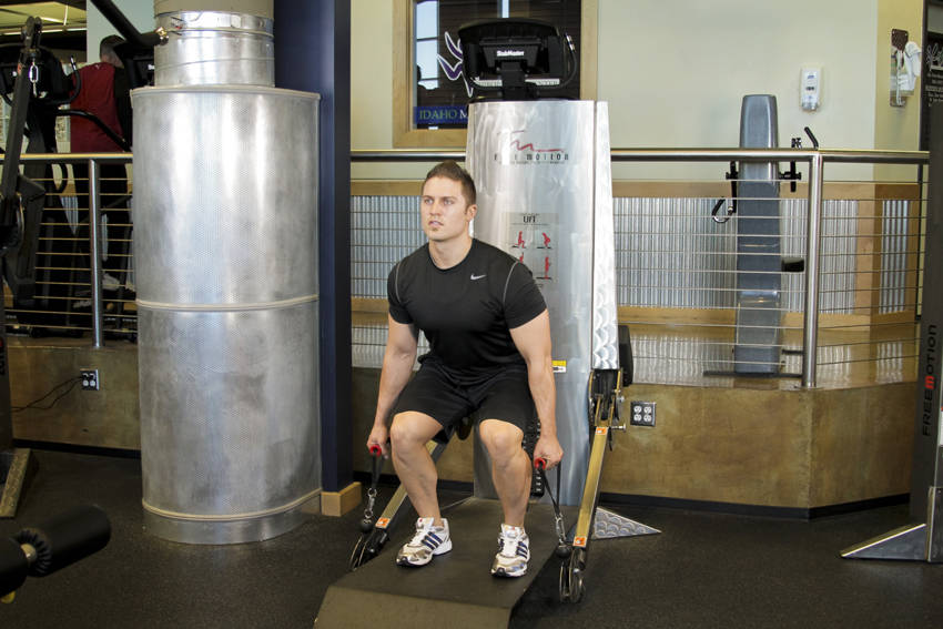 Cable Deadlifts — start position