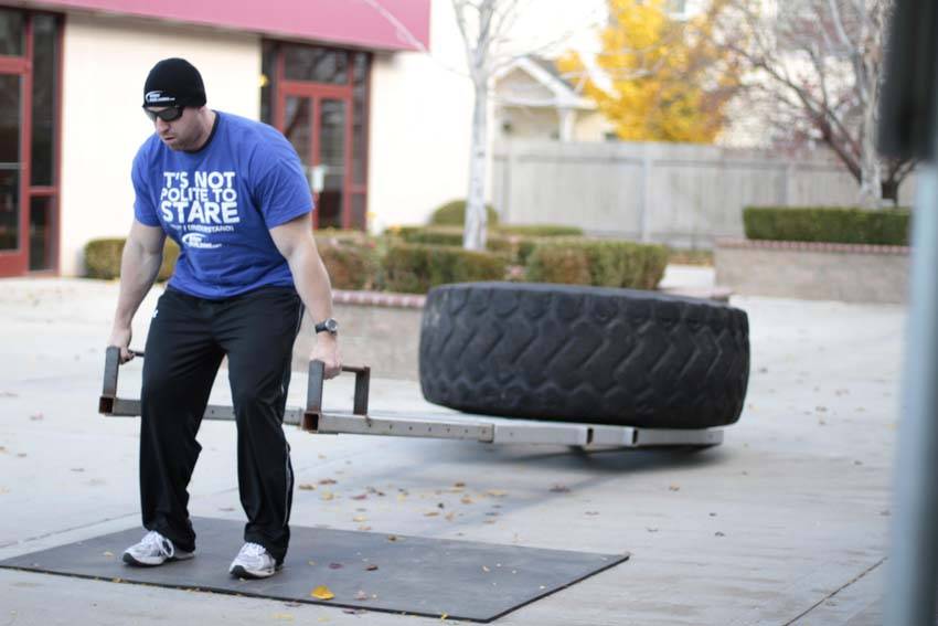 Car Deadlift — start position