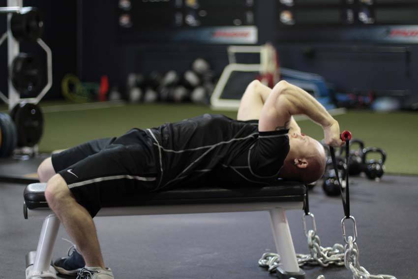 Chain Handle Extension — start position