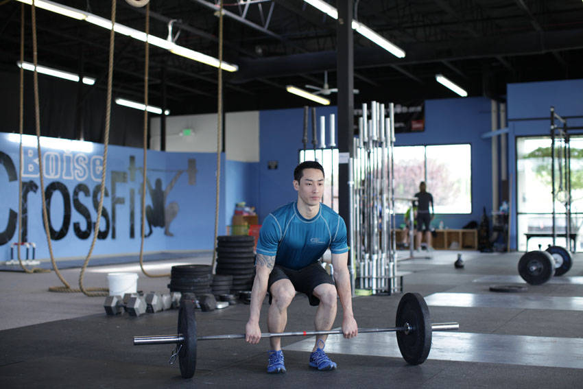 Clean and Press — start position
