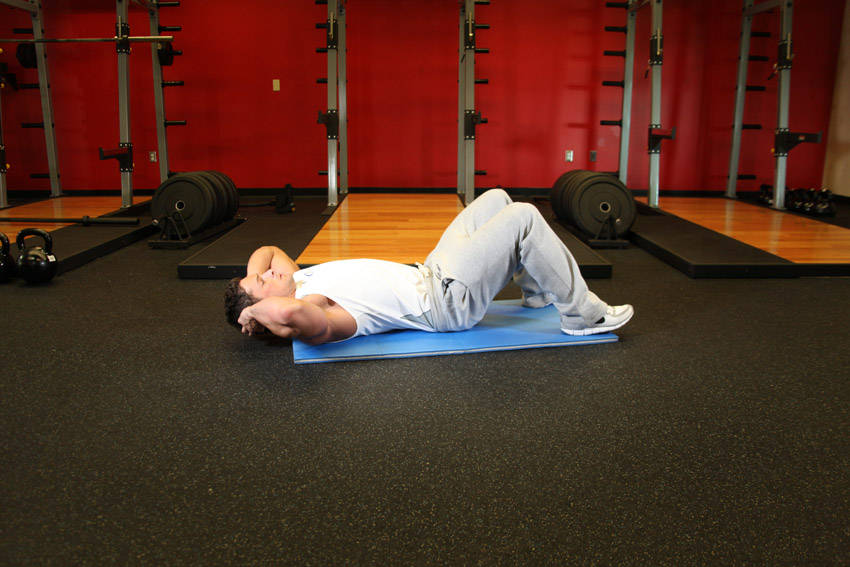 Crunches — start position