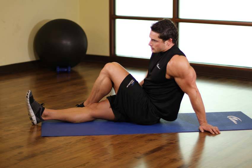 Dancer's Stretch — start position