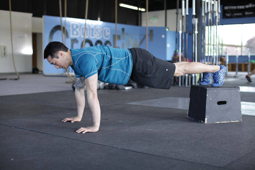 Decline Push-Up — start position