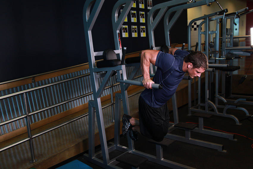 Dips — end position