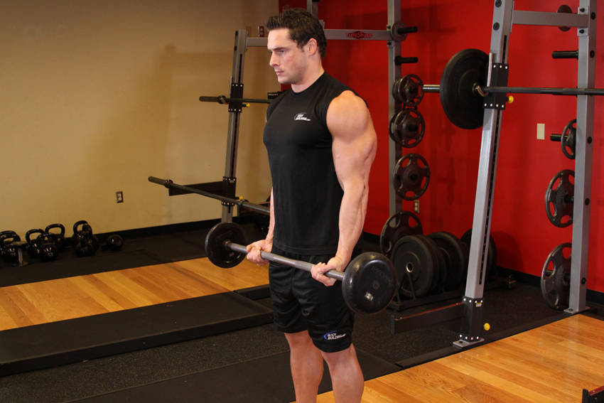 Drag Curl — start position