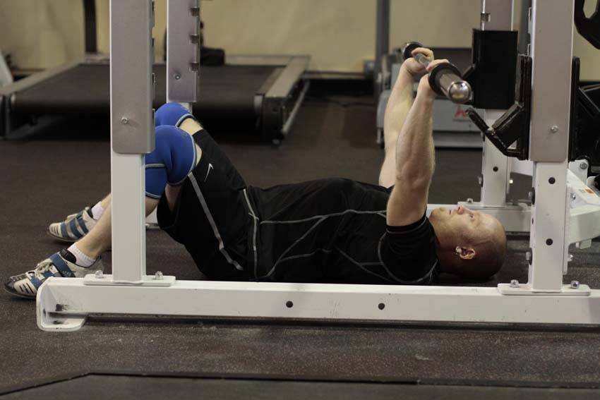 Floor Press — start position