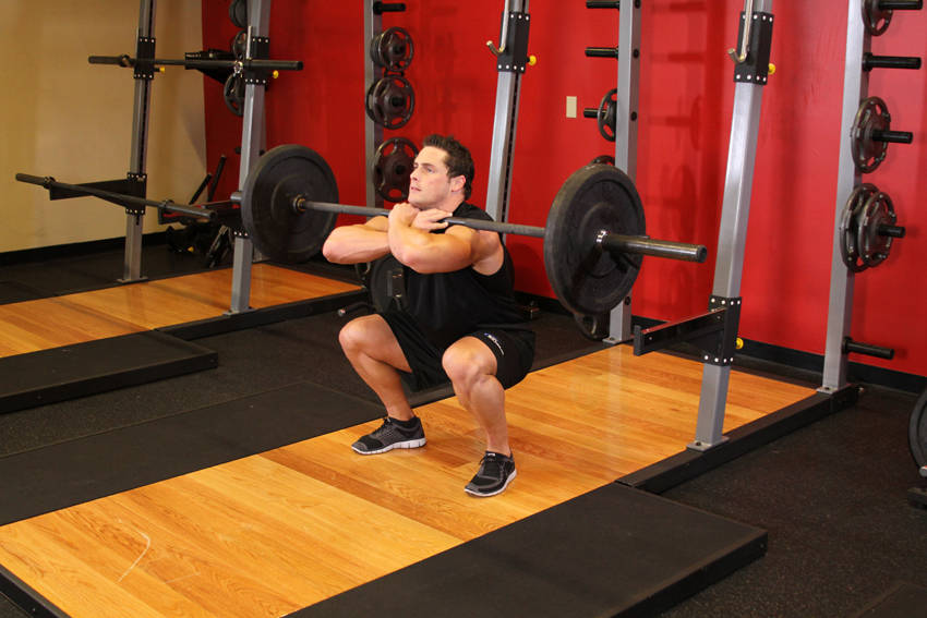 Front Squat — end position