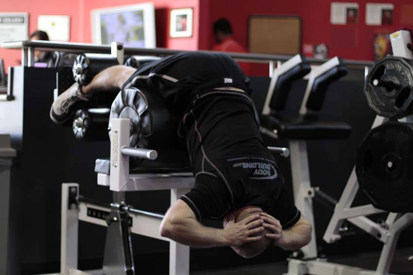 Glute Ham Raise — start position