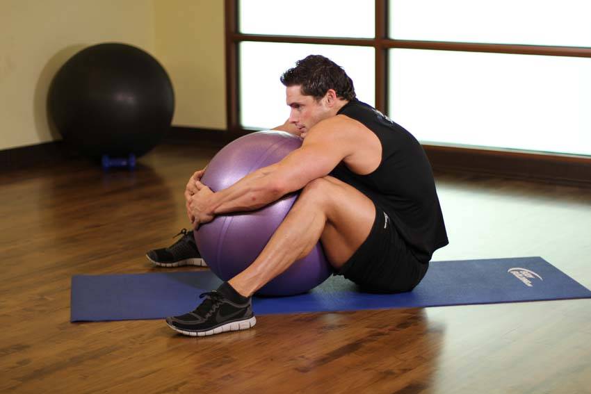 Hug A Ball — start position
