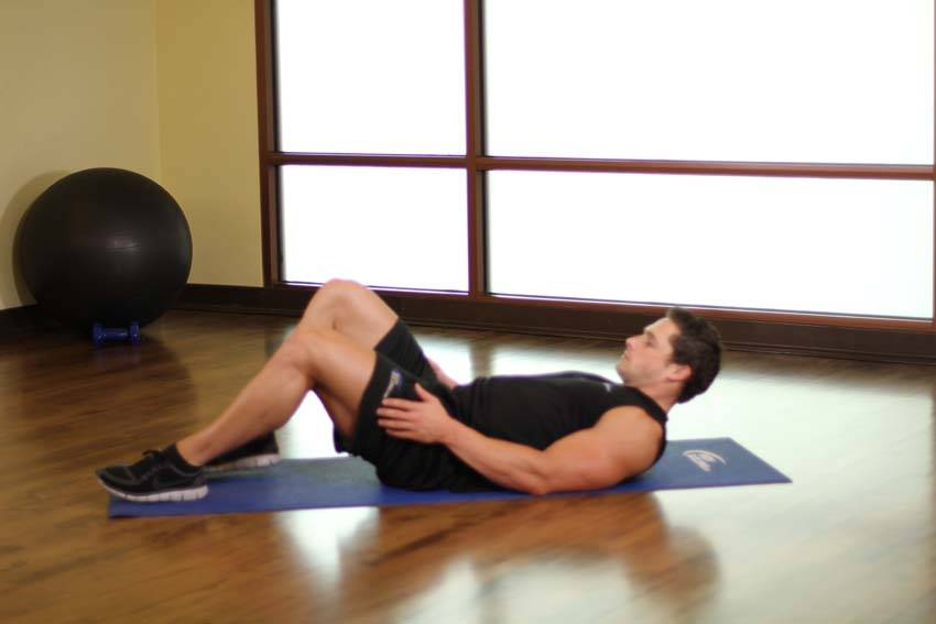 Hug Knees To Chest — start position