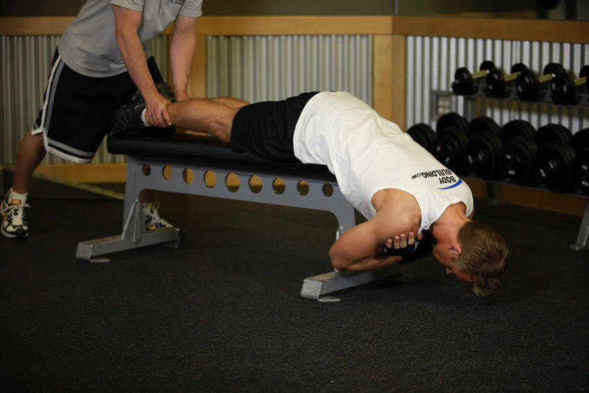 Hyperextensions With No Hyperextension Bench — start position
