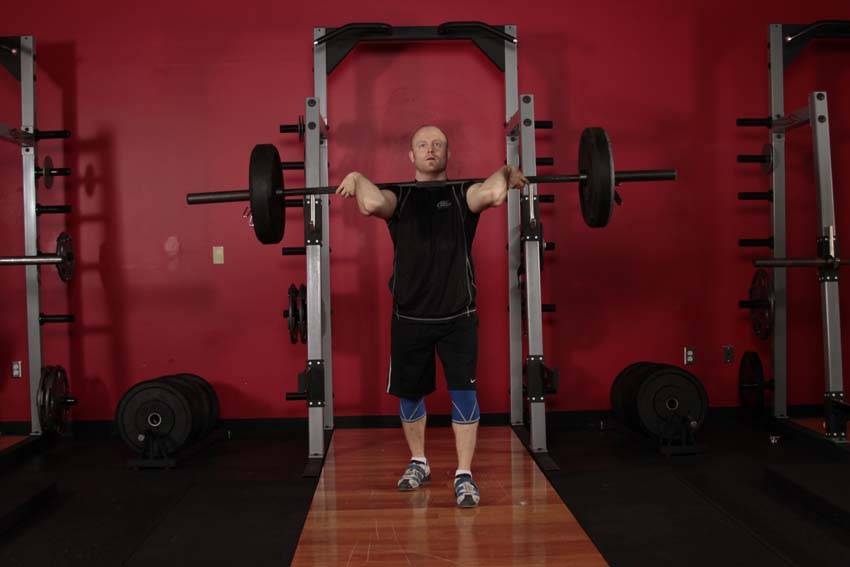 Jerk Balance — start position