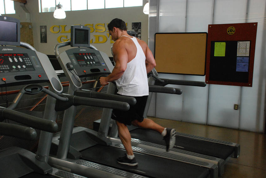 Jogging, Treadmill — start position