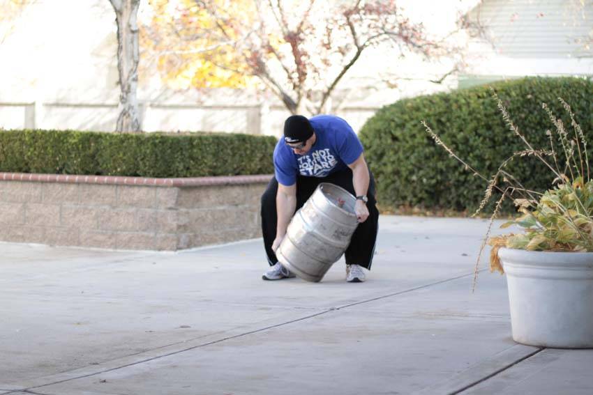 Keg Load — start position