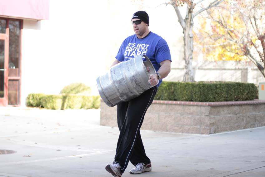 Keg Load — end position