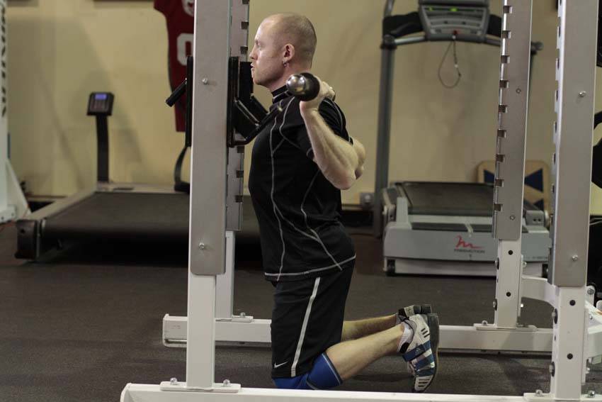 Kneeling Squat — start position