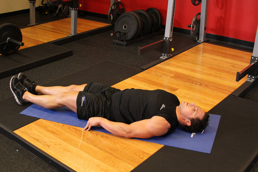 Leg Pull-In — start position