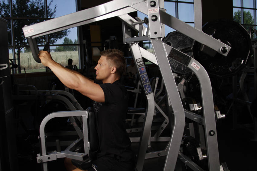 Leverage High Row — start position