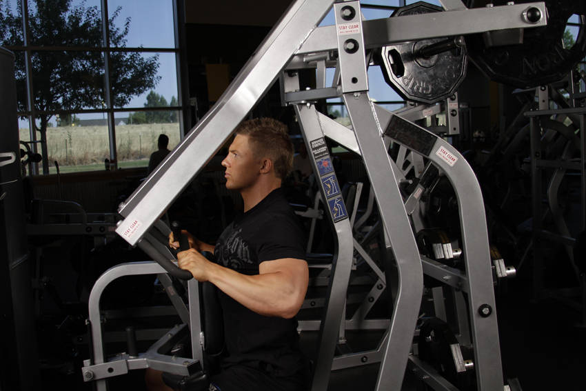 Leverage High Row — end position