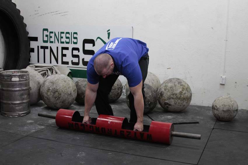 Log Lift — start position