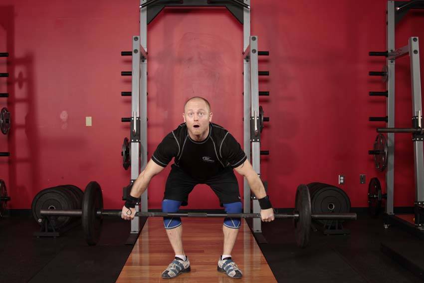 Muscle Snatch — start position