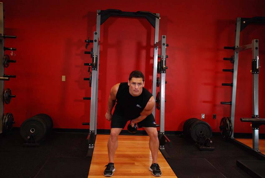 Kettlebell Swing — end position
