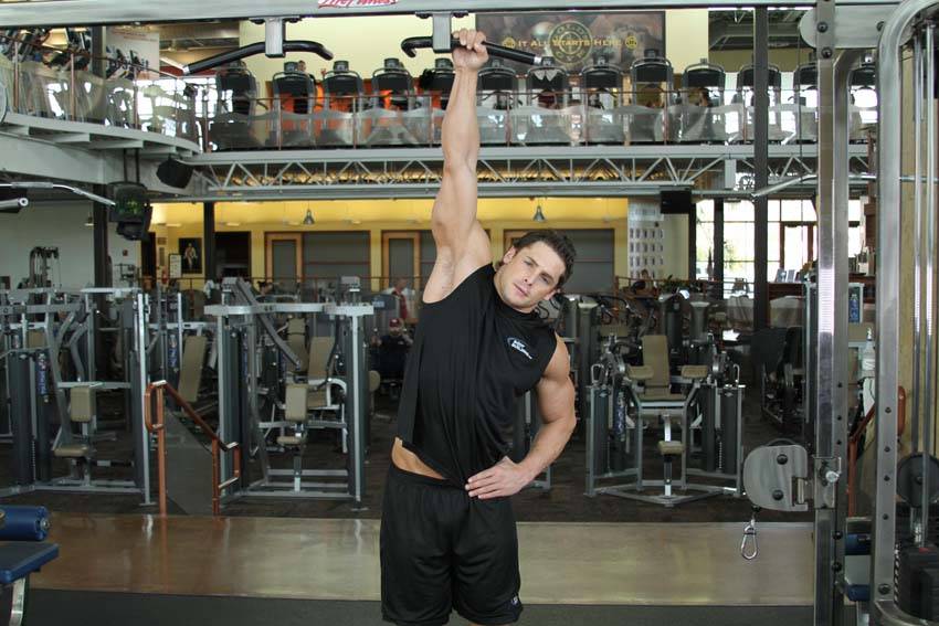 One Handed Hang — start position