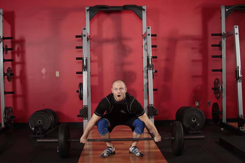 Power Snatch — start position