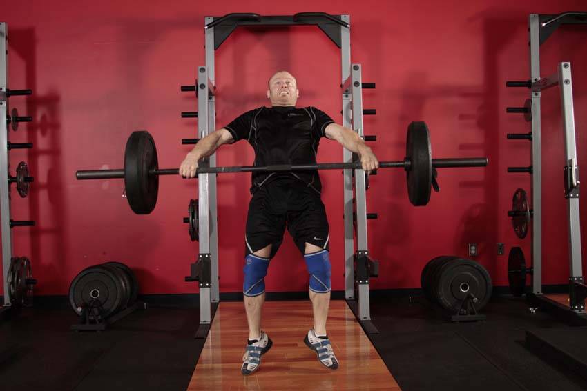 Power Snatch — end position