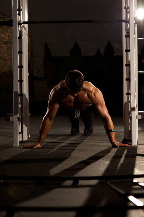 Push-Up Wide — start position