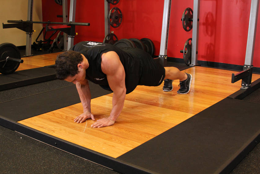 Push-Ups - Close Triceps Position — start position
