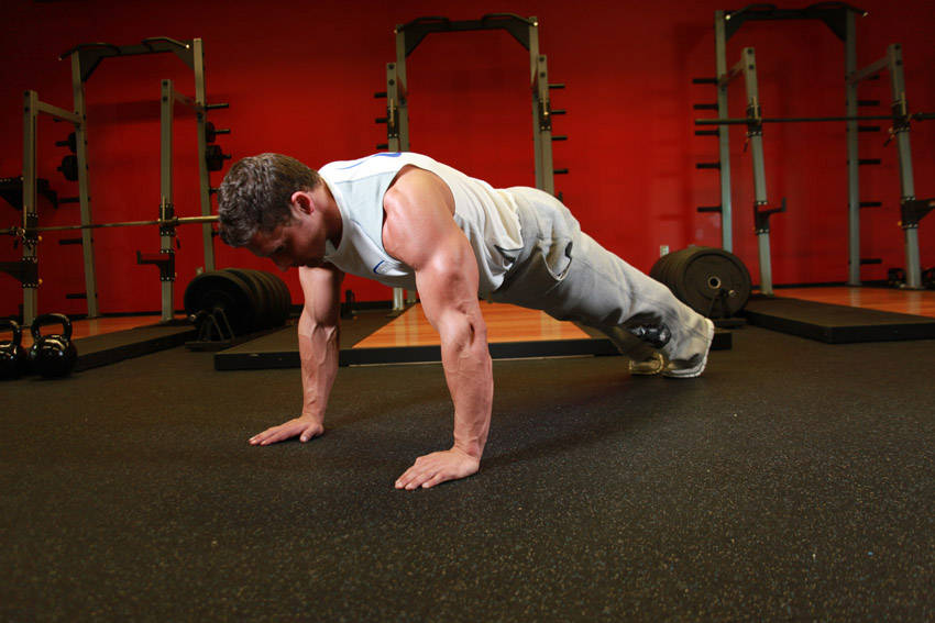 Pushups — start position