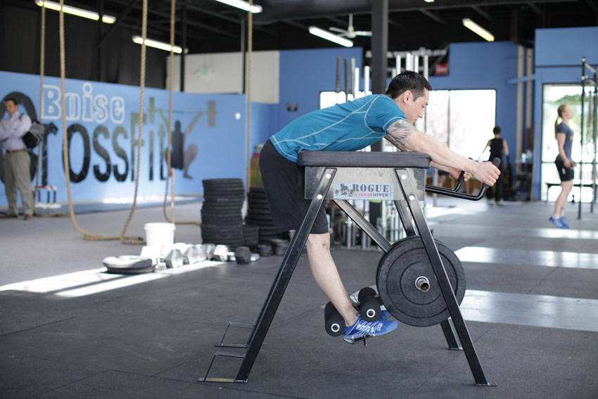 Reverse Hyperextension — start position