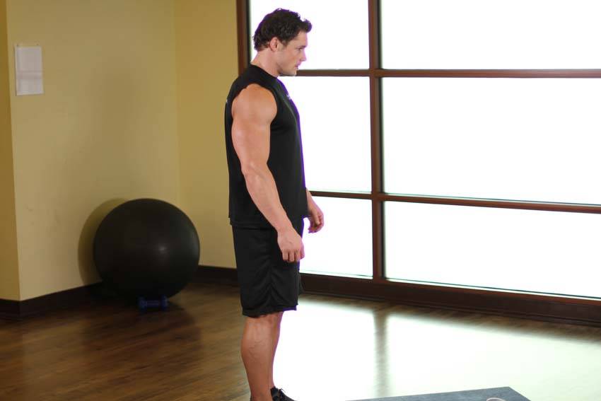 Runner's Stretch — start position