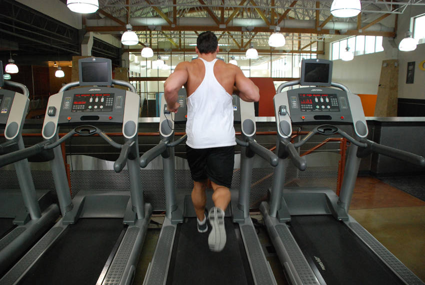 Running, Treadmill — start position