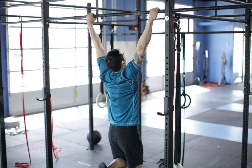 Scapular Pull-Up — start position