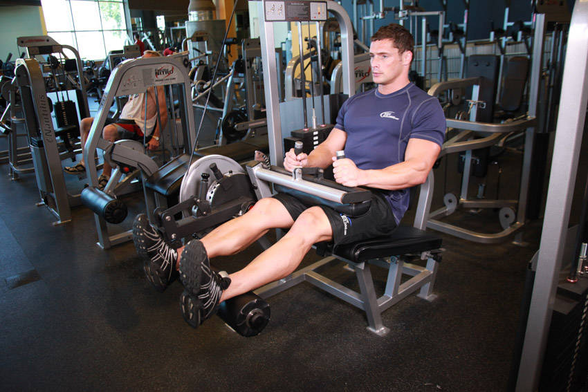 Seated Leg Curl — start position