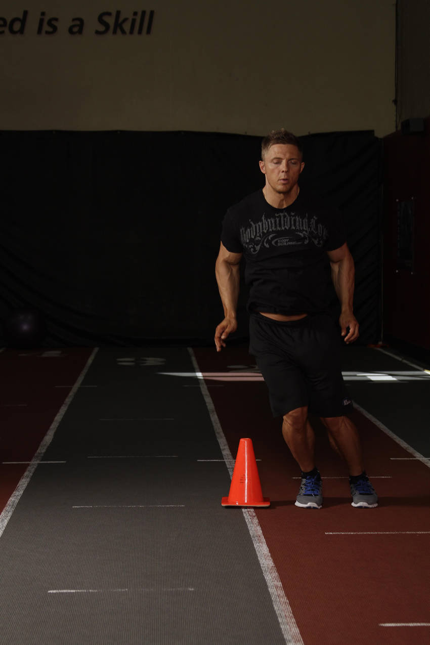 Side Hop-Sprint — start position