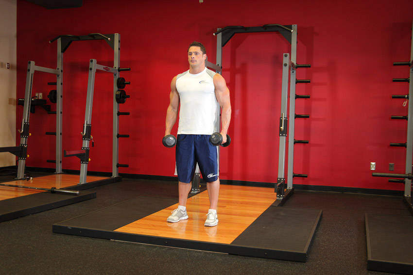 Dumbbell Lateral Raise demonstration