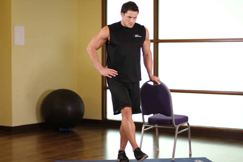Side Leg Raises — start position
