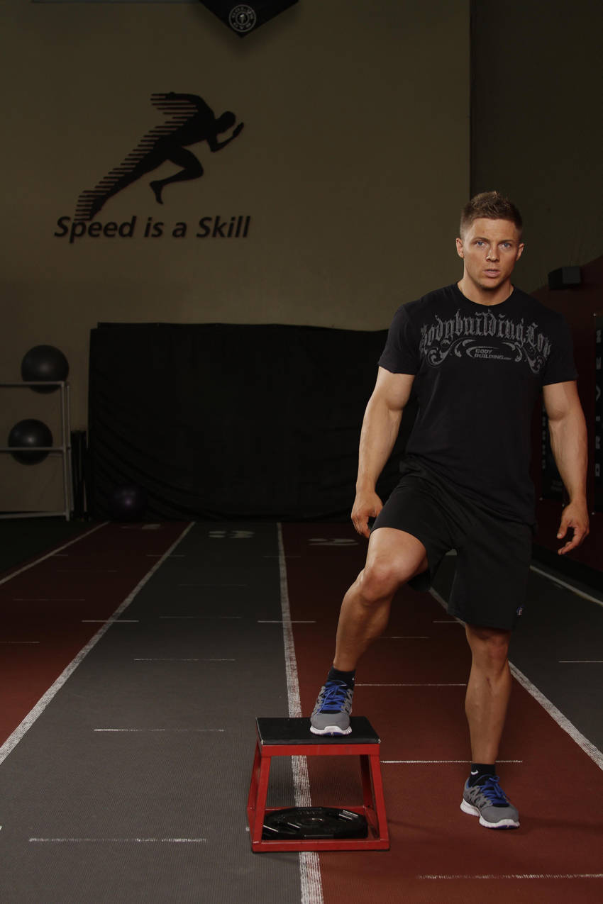 Side to Side Box Shuffle — start position