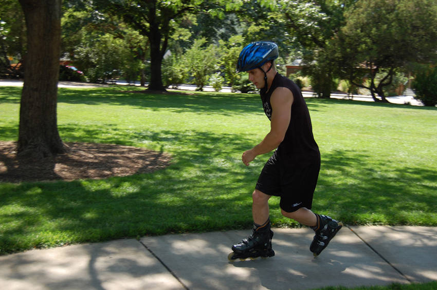 Skating — end position