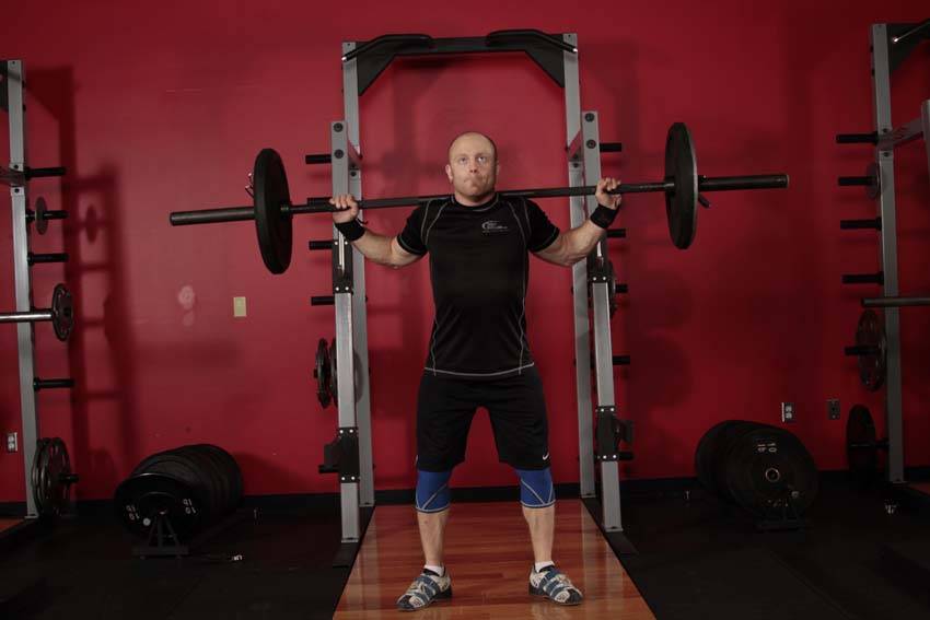 Snatch Balance — start position