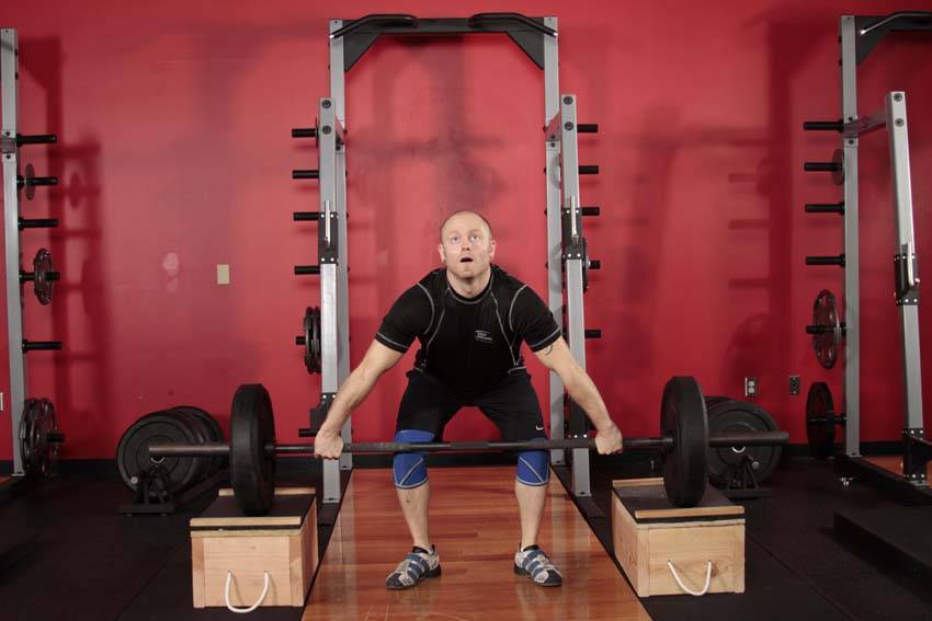 Snatch from Blocks — start position